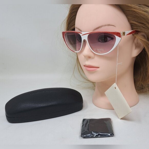 NWT Nina Ricci Women's Sunglasses Retro Vintage 70s 80s Hand Made Paris 1042 CL - Picture 1 of 16